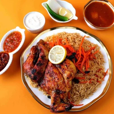 Bukhari Rice Chicken Faham Half