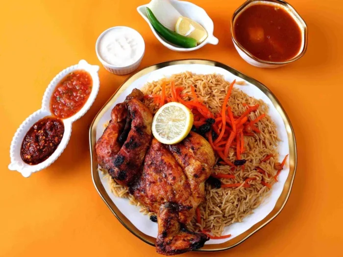 Bukhari Rice Chicken Faham Half