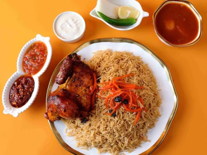 Bukhari Rice Shawaya Chicken (Half)